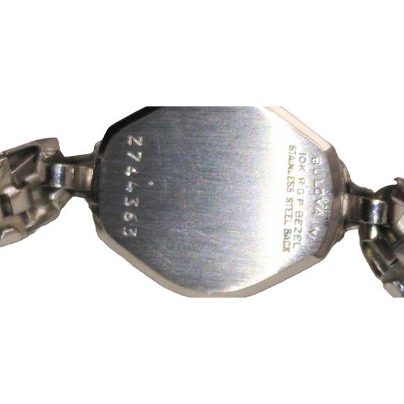 Vtg 1970's Bulova N1 Mira Flex 20-10k GF Ladies Mechanical Wrist Watch - Picture 4 of 5